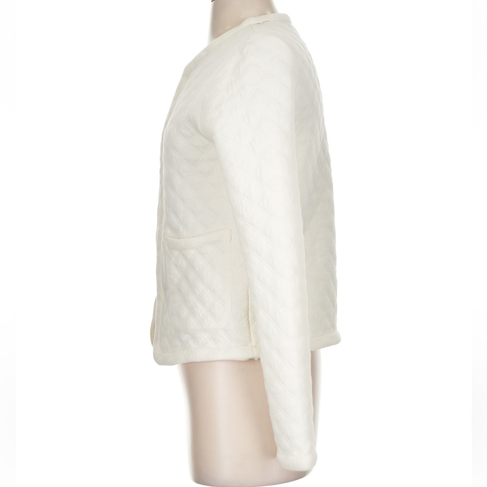 J. Crew Cream Quilted Jacket - Picture 12 of 16